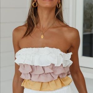 sun seeker top in multi